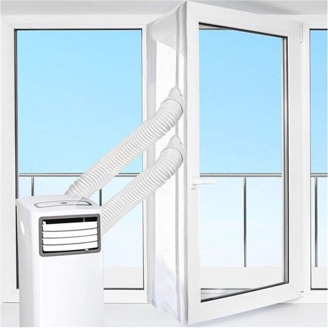 Mobile air conditioner sealing kit, for doors and windows, for air conditioners, dryers and dehumidifiers, with zipper for (1/5)