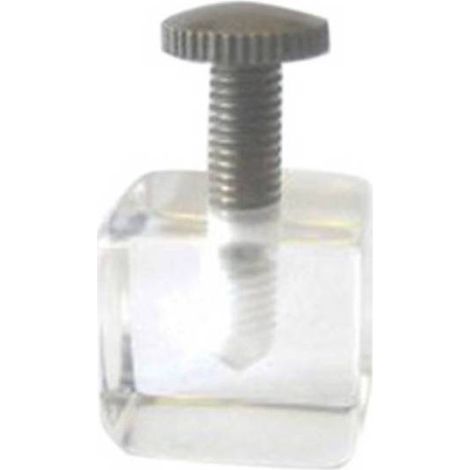 20 x REGGIPIANO PLEXIGLASS A CUBO C/VITE 20X20X20 MM