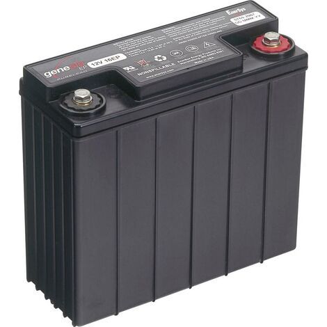Batterie au plomb 12 V 16 Ah EnerSys Genesis 12EP16 plomb (AGM) (l x H x P) 182 x 168 x 76 mm raccord à vis M6 sans entretien, auto-décharge réduit S024381 (1/4)