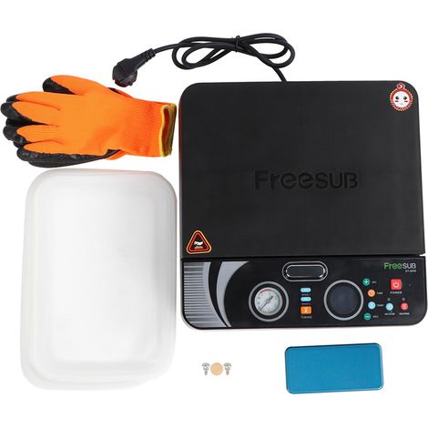 Presse à chaleur 3D sous vide 100230V (prise UK) pour coque de téléphone, machine de transfert thermique (1/5)