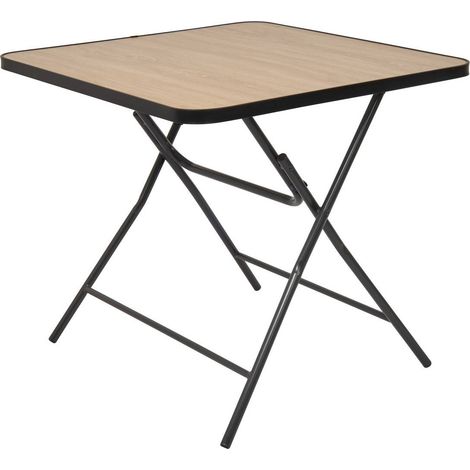 Flexy plus tavolo pieghevole a 4 posti 80x80cm nero - 5five