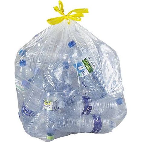 Sac poubelle 100 litres liens coulissants - carton de 100 - Maxiburo