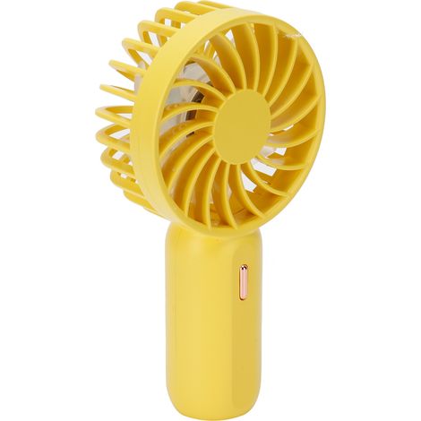 Mini-USB-Ventilator mit einstellbarer Geschwindigkeit, gelb, für Zuhause und Büro (1/5)