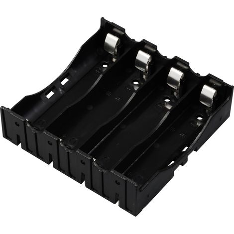 TRU COMPONENTS TC-13220720 Batteriehalter 4x 18650 Kontaktpole (L x B x H) 78 x 79 x 21 mm (1/2)
