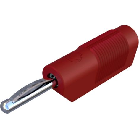 Hirschmann Test & Measurement VSB 20 Bananenstecker Stecker, gerade Stift-Ø: 4 mm Rot 1 St.