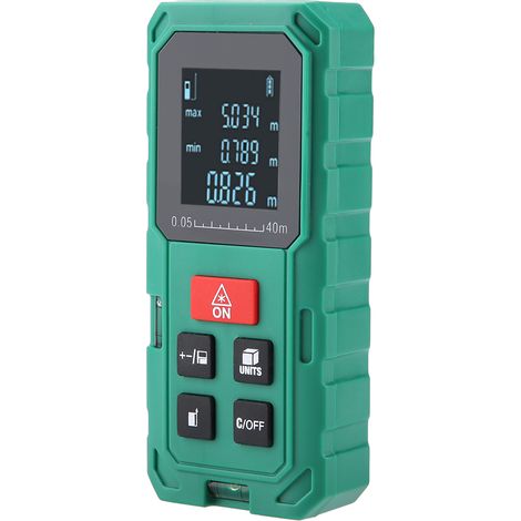 Télémètre laser numérique, mesureur de distance laser, ruban de mesure de distance (S40)
