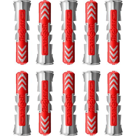 Vrac de 10 chevilles DuoPower universelles 8x40 - Fischer