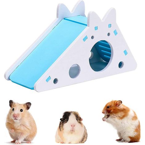 maison De Cage De Hamster Pour Nid De Hamster, Maison De Hamster Avec Chelle Et Toboggan, Jouets D'escalade, Jouets D'activit Pour Petits Animaux, (1/5)