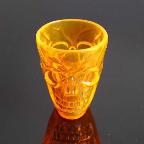 (Lot de 4) Décorations d'Halloween – Gobelets fantaisie en forme de crâne/os en 3D (Lot de 4) (1/5)