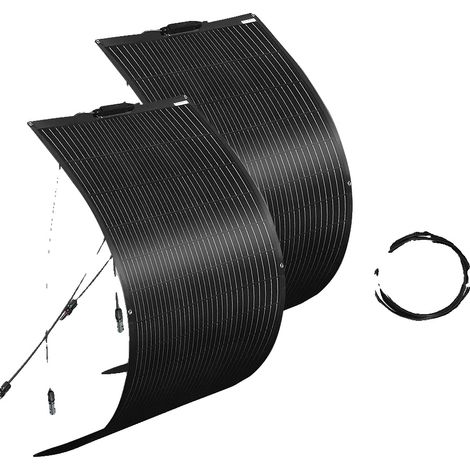 Panneau Solaire, Design Étanche, Haute Efficacité, 300W 12V24V kit (1/2)