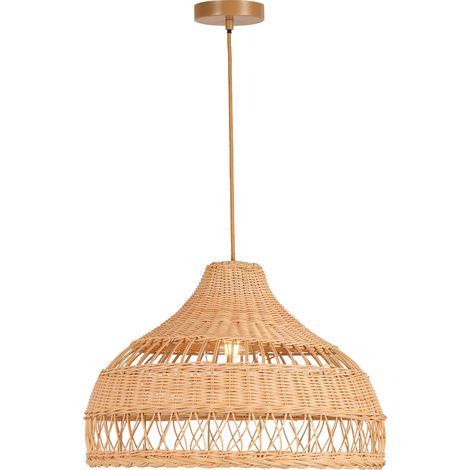 Suspension en fibre naturelle E27 (1/5)