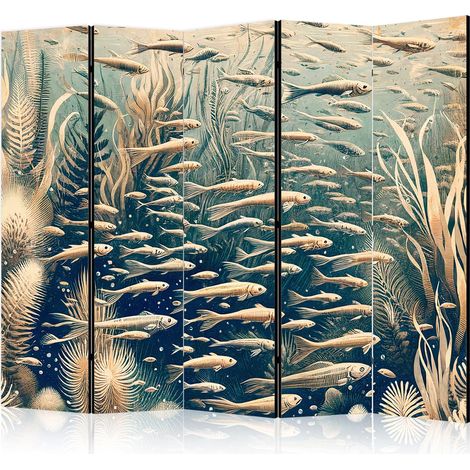 Paravento decorativo artgeist modello marino beige 225x172 cm