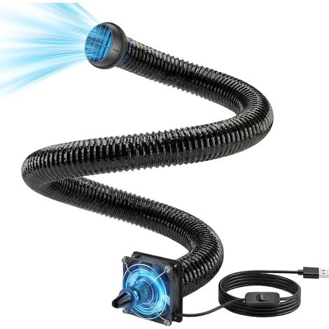 Générique Back Seat AC Vent Extender, Flexible 39.37in Car Air (1/5)