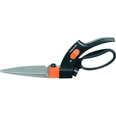Fiskars GS42 Ciseaux à gazon rotatifs 360 degrés ergonomiques