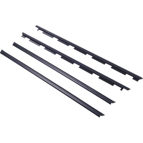 Kit de bandes d'étanchéité pour fenêtre, 4 pièces, garniture de joint de balayage intérieur et extérieur 15991405, remplacement pour pick-up série C K 1973 – 1987 (1/5)