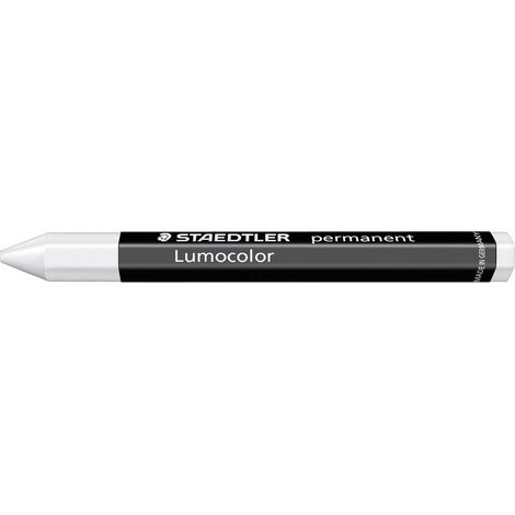 Staedtler Lumocolor 236 omnigraph permanent 236-0 Craie de marquage blanc S597012 (1/2)