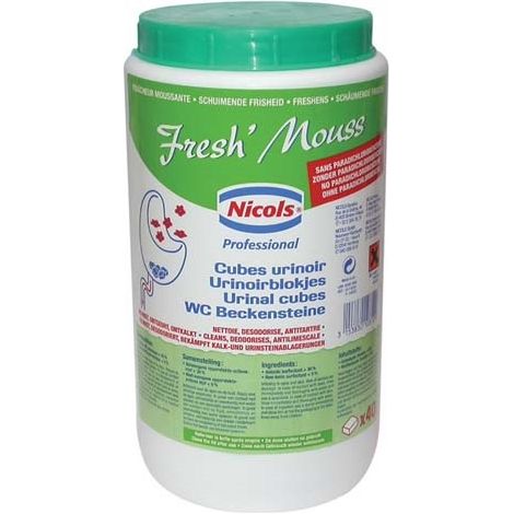 Bloc pour urinoirs Fresh mouss fraîcheur pin - 1 kg (1/5)