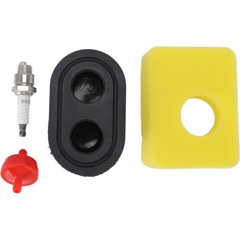 Filtre à air et jeu de bougies d'allumage compatible avec Troy-bilt bs-593260 bs-798452 Briggs - Communication requise avec le fournisseur pour l'emballage-KZQ (1/4)
