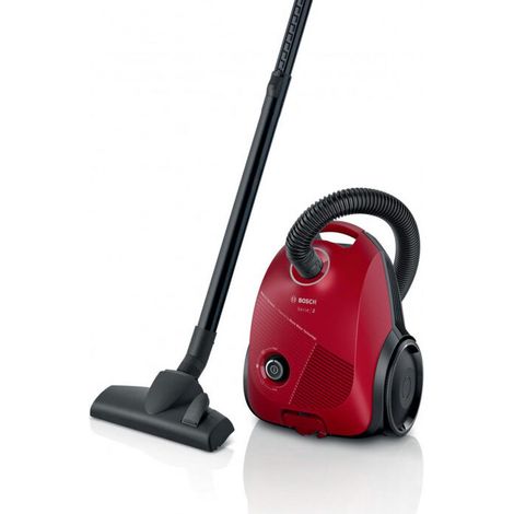 Bosch Serie 2 BGBS2RD1 Aspirapolvere a Traino 3,5 L a Cilindro Secco 600 W Rosso (1/7)
