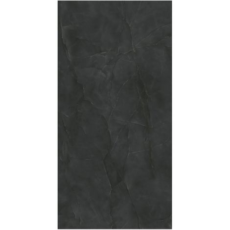 Carrelage effet Onyx Noir Obsidienne 240x120x0,9 cm Brillant Nerolio - Mur intérieur (vendu par carton de 2,88 m²) - RO'MA CARRELAGE