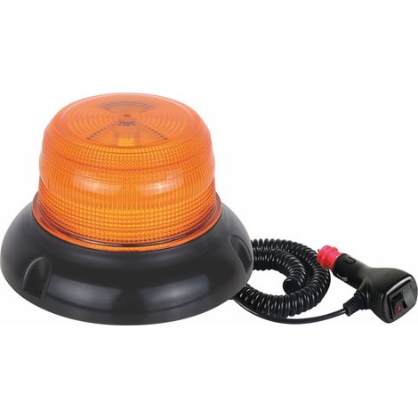 Ama Lampeggiante a led Base magnetica Arancione (1/2)