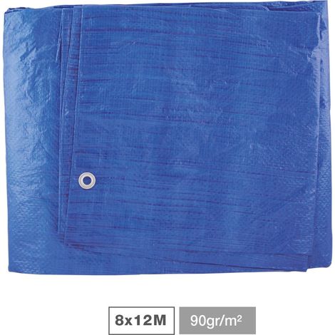 Tenda da sole blu 8x12M 90gr