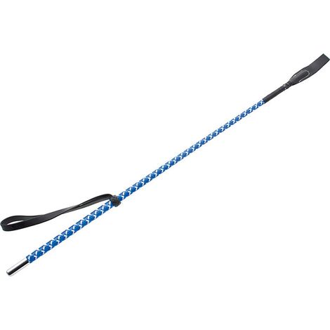 Giallo - Frustino in nylon con manico punta metallo lunghezza 65 cm