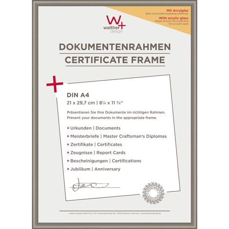 New Lifestyle Kst.Rahmen Kunstglas 021X29,7 STAHL (1/4)