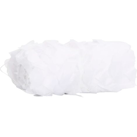 Filet de camouflage avec sac de rangement 410x285 cm blanc