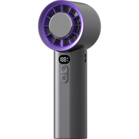 Ventilateur de Poche Pliable, Refroidissement Instantané Ventilateur Personnel Repliable Silencieux, Vitesses Multiples Puissant Léger Accessoires Portable pour Pique-Nique Camping Mariages (1/5)