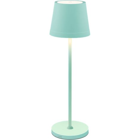 Lampade touch Led da tavolo da scrivania ricaricabili USB Lume Plus 190 Lumen COLORE TURCHESE MARINO (1/2)