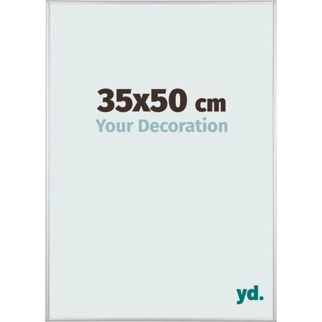 yd. - Cadre photo 35x50 - Argent Mat - Aluminium - Kent