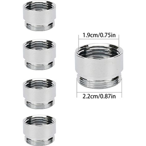 Adaptateur de robinet de cuisine mâle/femelle en laiton pour purificateur d'eau et aérateur. (1/5)