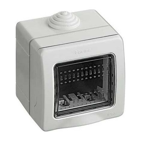 25502 Carcasa IP55 2 Módulos Matix Gris