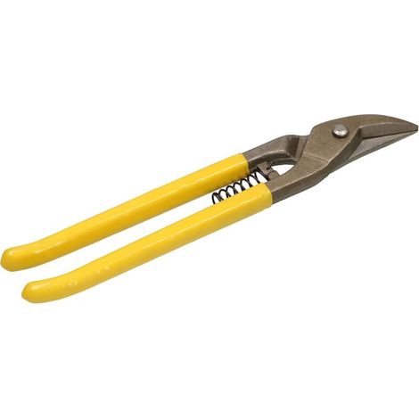 Cisaille à tôle professionnelle pour tôles et profilés à droite 250 mm forgée en acier à outils CrV avec poignées en caoutchouc (1/5)