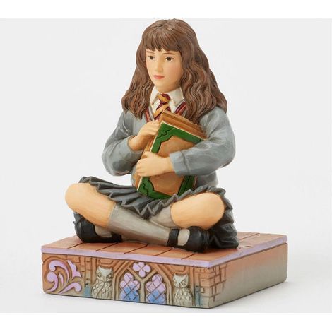 Enesco 6016701 Harry Potter Hermione con Libro Statuetta Jim Shore Warner Bros Resina 10,5 cm