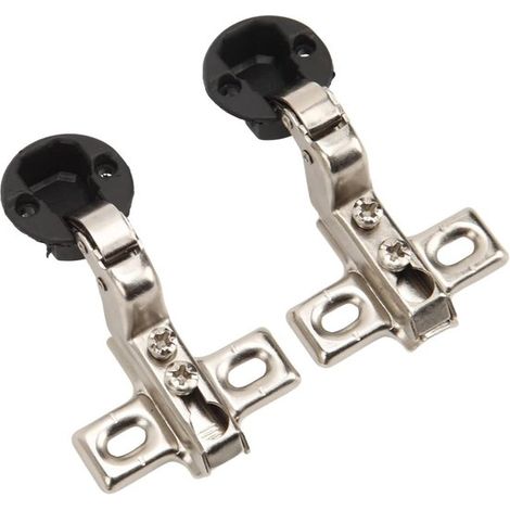 2 pezzi Cerniera a chiusura ammortizzata Mini Tube 26 mm per ante di mobili in vetro - 2 o 4 fori - Campo di applicazione Cerniere di chiusura (inserimento).