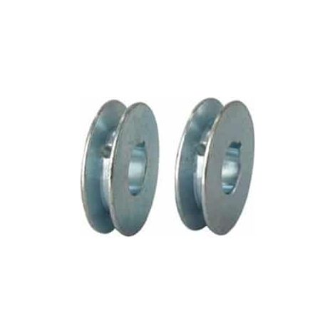 Poulie pour moteur thermique 58mm diamètre – Hauteur 14mm – Rainure de cale pour fixation optimale – Compatible CASTELGARDEN CL484TR