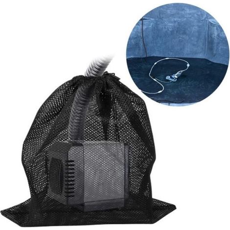 Sac de Barrière de Pompe - D[J727] - Noir - Filet de Maille - Filtration Biologique (1/4)