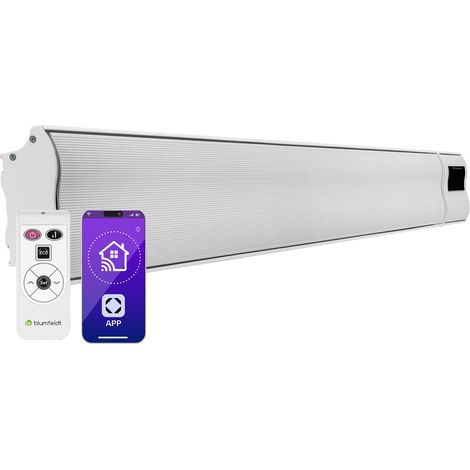 Cosmic Beam Smart 24 Infrarot-Heizstrahler 2400W App-Steuerung Fernbedienung