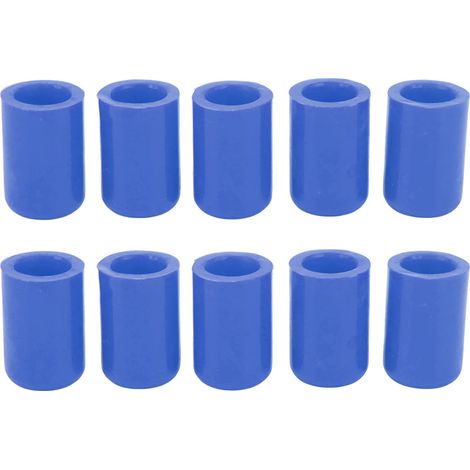 10-teiliges Set Kfz-Vakuumschlauchkappen, 16 mm Innendurchmesser, blau, Motorschlauchschutzset (1/5)