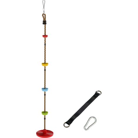 Kletterseil-Set für Kinder mit Schaukel und Trittgriffen