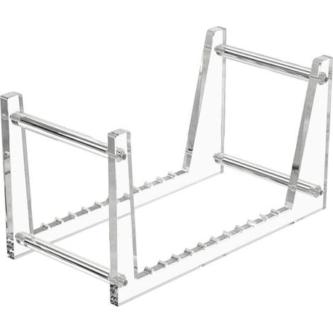 Support transparent pour disques vinyles, étagère en acrylique pour disques vinyles de 50 disques. (1/3)