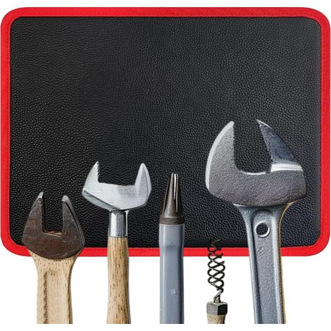 Tapis magnétique pour outils organisateur de rangement pour vis et boulons  tapis magnétique flexible Garage Atelier Réparation Auto Électronique Chantier Métallurgie Menuiserie (1/5)