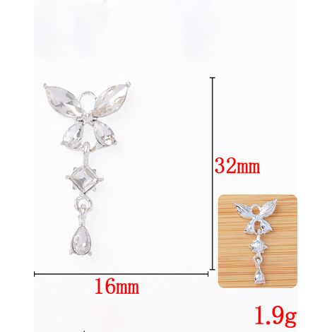 Accessoires pour cheveux (pinces à cheveux), création de bijoux DIY, 10 pièces blanches (1/4)