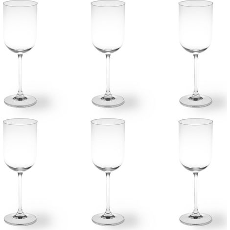 Lot de 6 verres transparents, verre, capacité 320 ml. (1/2)