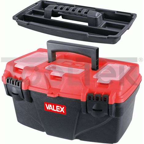 CASSETTA PORTAUTENSILI PORTA ATTREZZI INSERTI MINUTERIE 31,5x18x13cm VALEX