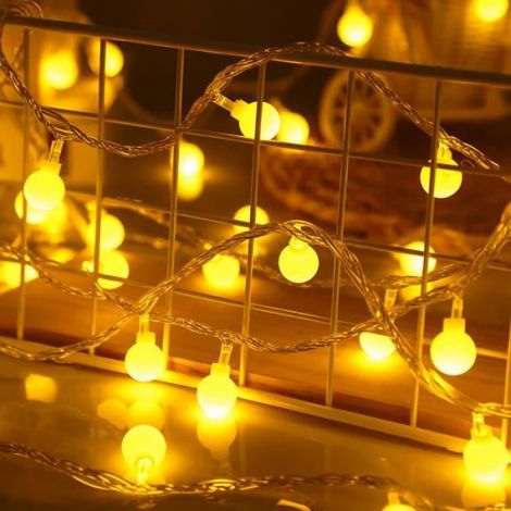 Guirlande lumineuse - - 6m - 40 LED - Blanc - Intérieur - Électrique (1/4)