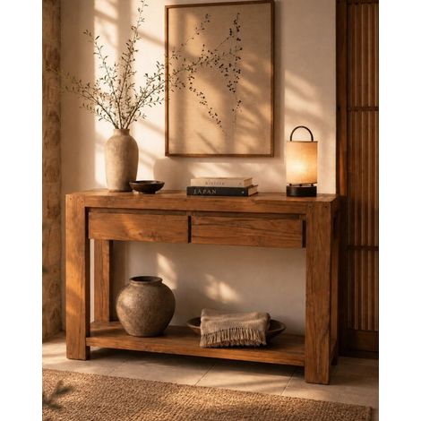 Kutaya - Console en teck massif (1/5)