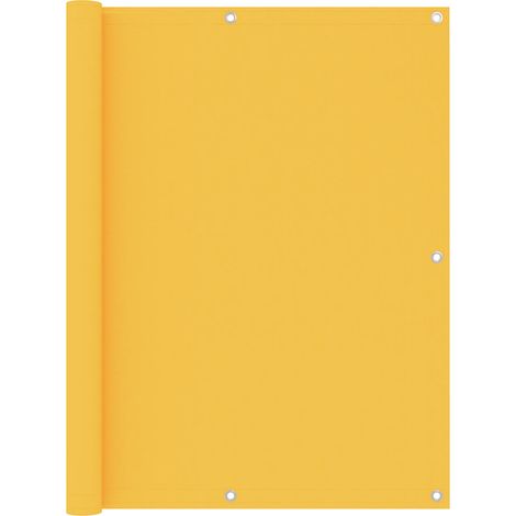 Toldo para balcón tela oxford amarillo 120x300 cm